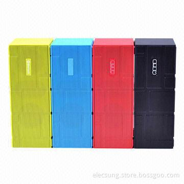 2.0CH Stereo Computer Bluetooth 4.0 Speakers, Wonderful 3-D Surround Sound Expression, Handsfree